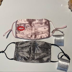 New SLIP Silk Adult Pink/Leopard Face Mask LOT